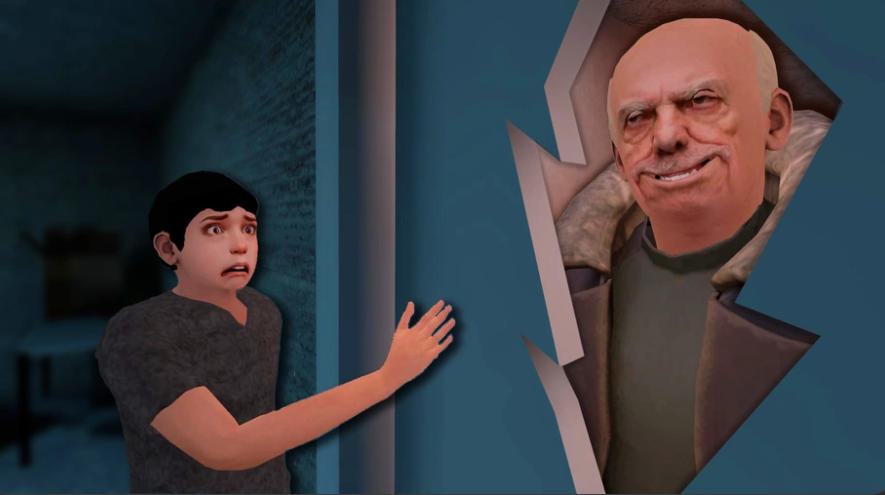 Boy Escape from School Runaway student hiding from school staff