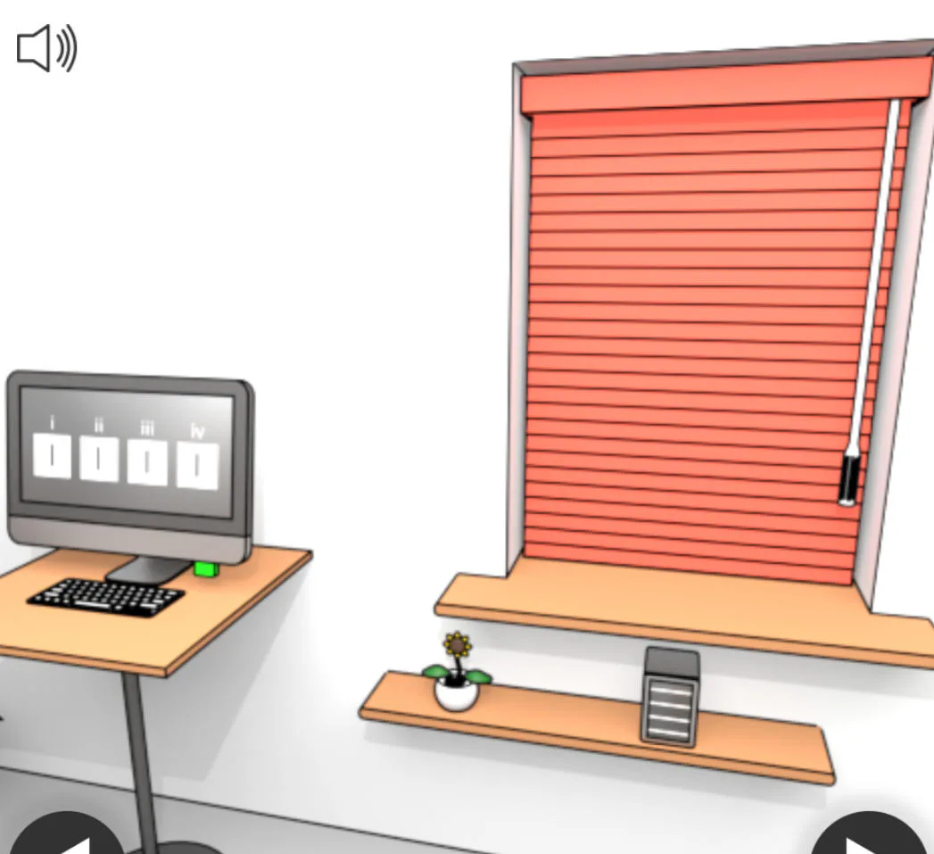 Computer Office Escape - Exploración y pistas