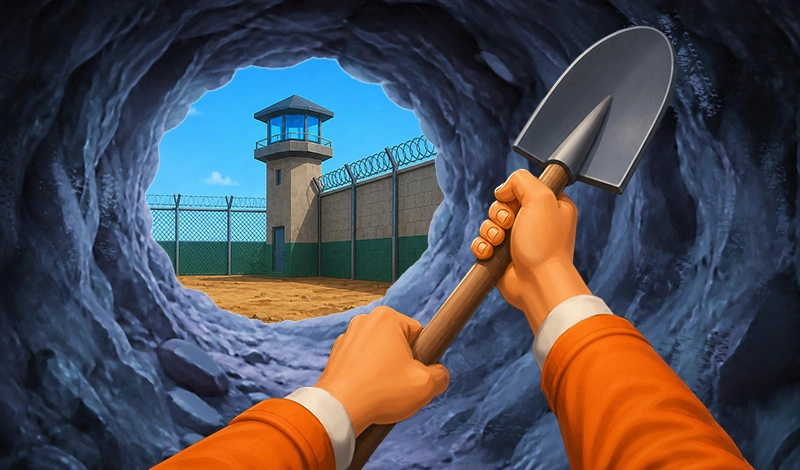 Dig Out: Prison Escape Simulator game background