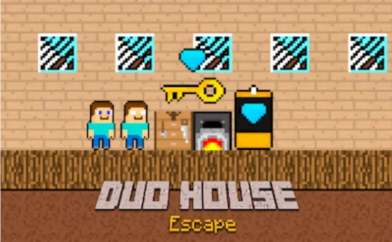 Play Duo House Escape Online - Free 2-Player Game screenshot
