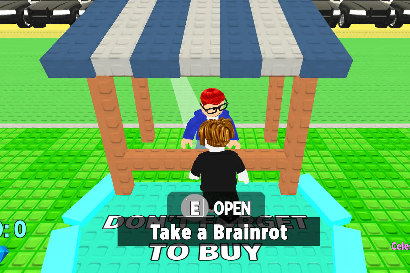 Escape Police for Brainrots - Recoge Brainrots