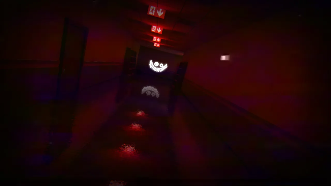 Exit the Backrooms Level 94 night street lit by a flashlight