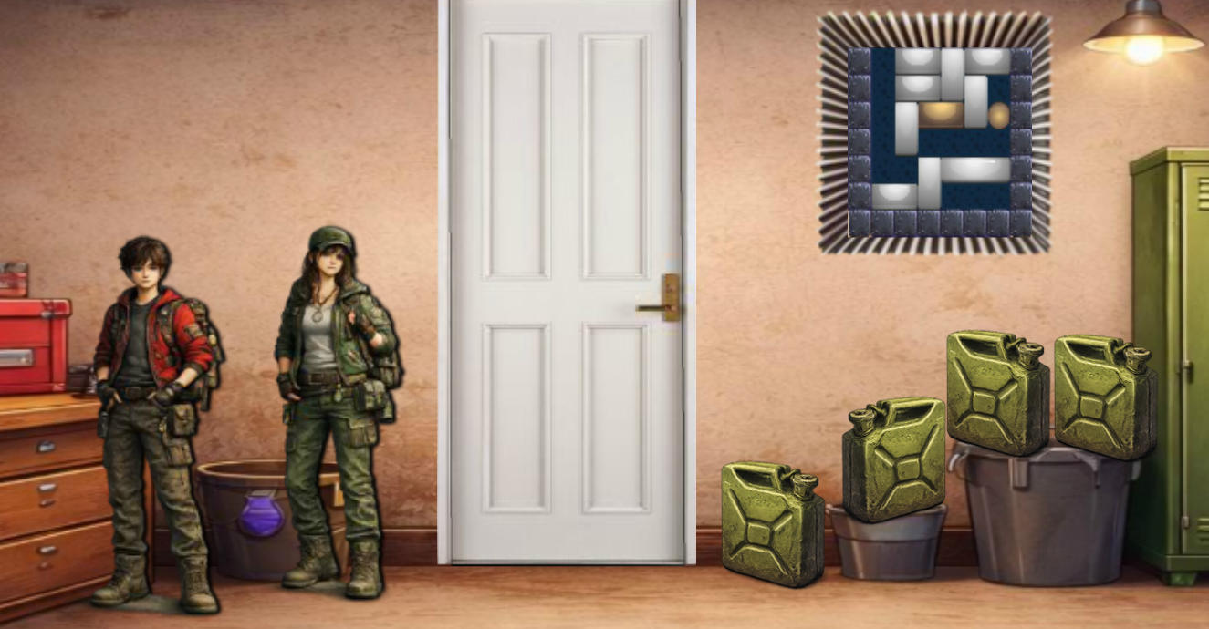 Find Lost Transport Van game background