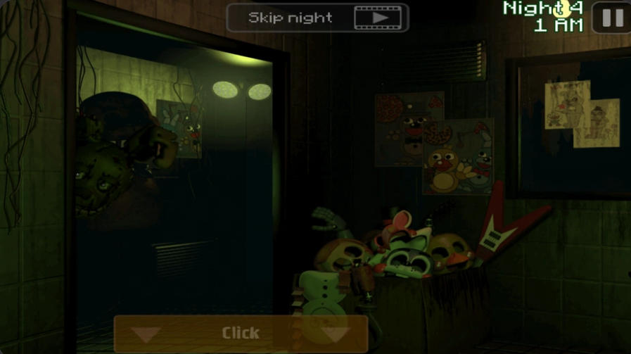 Five Nights at Freddy's 3 Remaster sistema de camaras