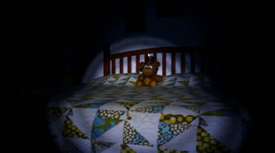 Five Nights at Freddy's 4 terror en dormitorio
