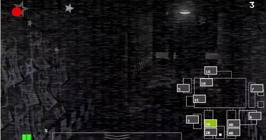 FNAF luces puertas y energia