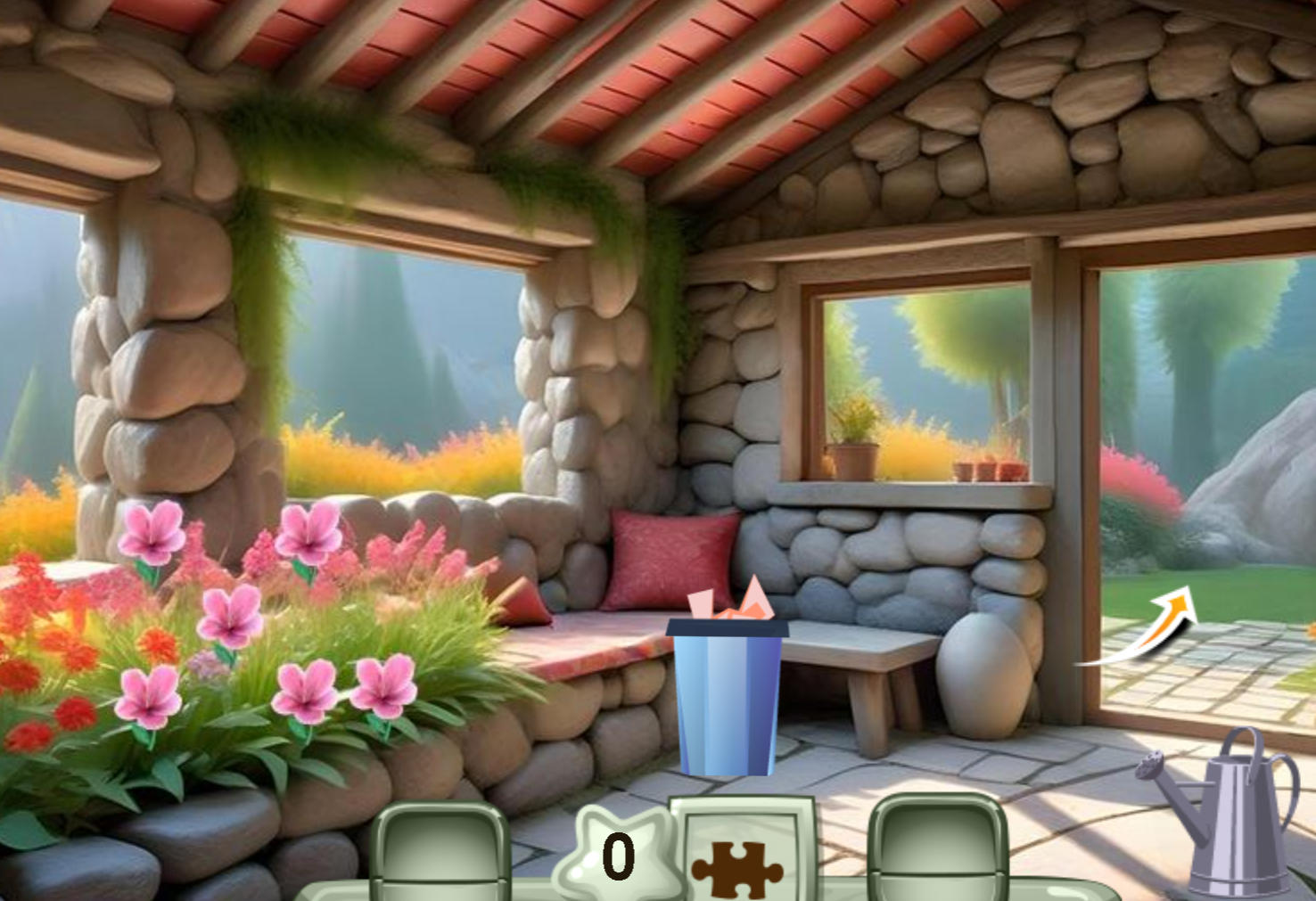 Garden Heaven Escape puzzle da chave perdida