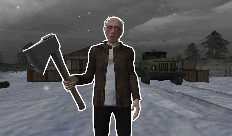 Grandpa Cannibal: Escape from the Maniac game background
