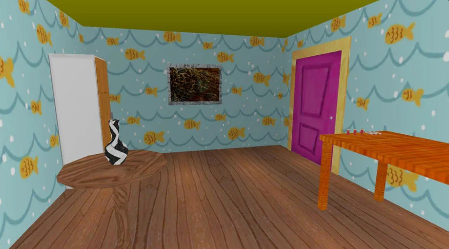 Granny Sponge Bob casa escura de fuga