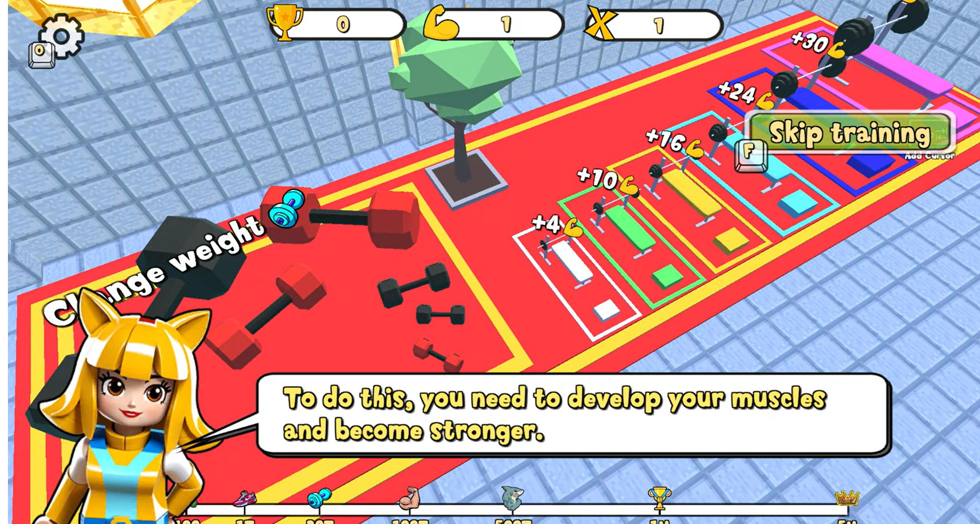 Gym Simulator Online Escape - Boss Battles