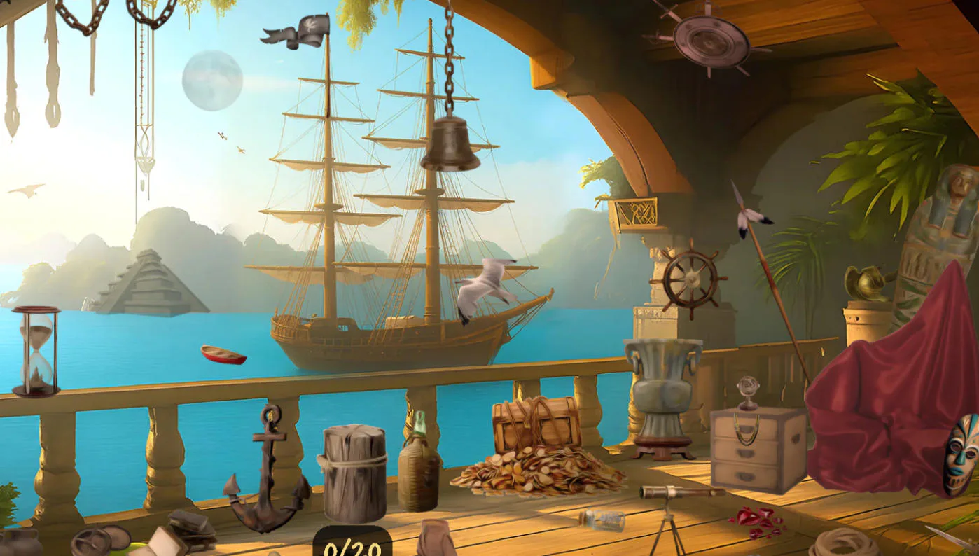 Hidden Objects Island Secrets - progresso por observacao