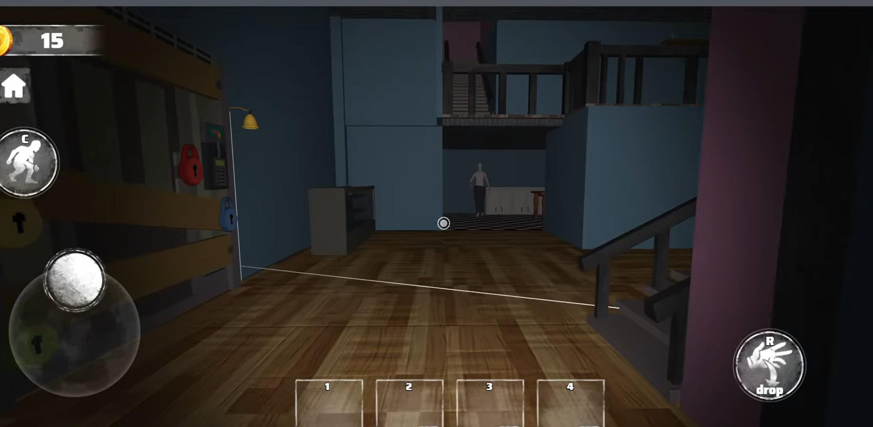 Horror Escape Granny Room key hunting and puzzle solving