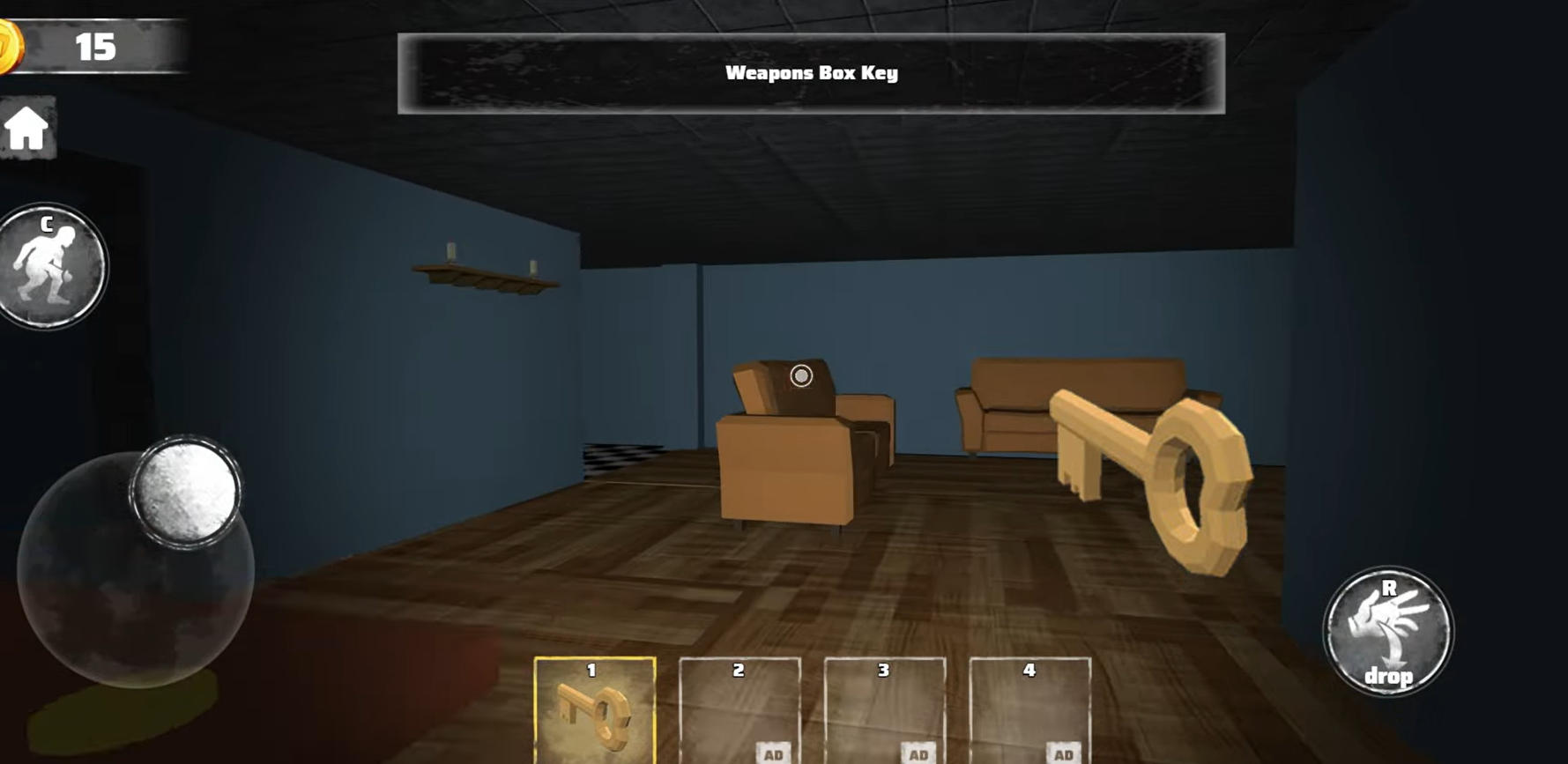 Horror Escape Granny Room granny chase scene