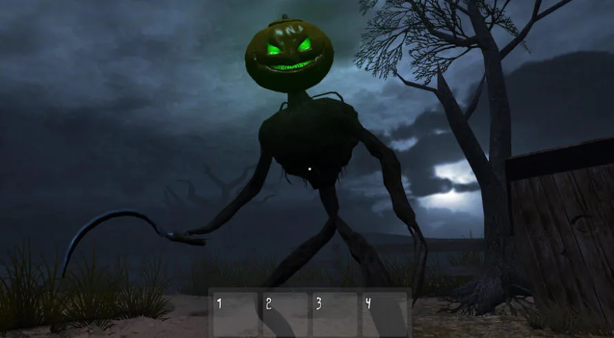 Horror Farm: Pumpkinhead haunted farm field