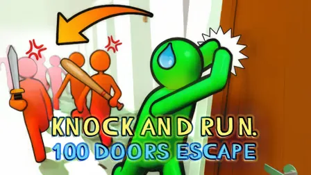 Juego de escape gratis: Knock and Run: 100 Doors Escape - jugar online