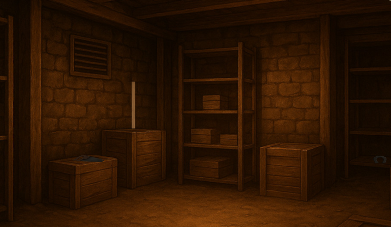 Locked in Grandma’s Basement 2 - Connecting objects to solve puzzles