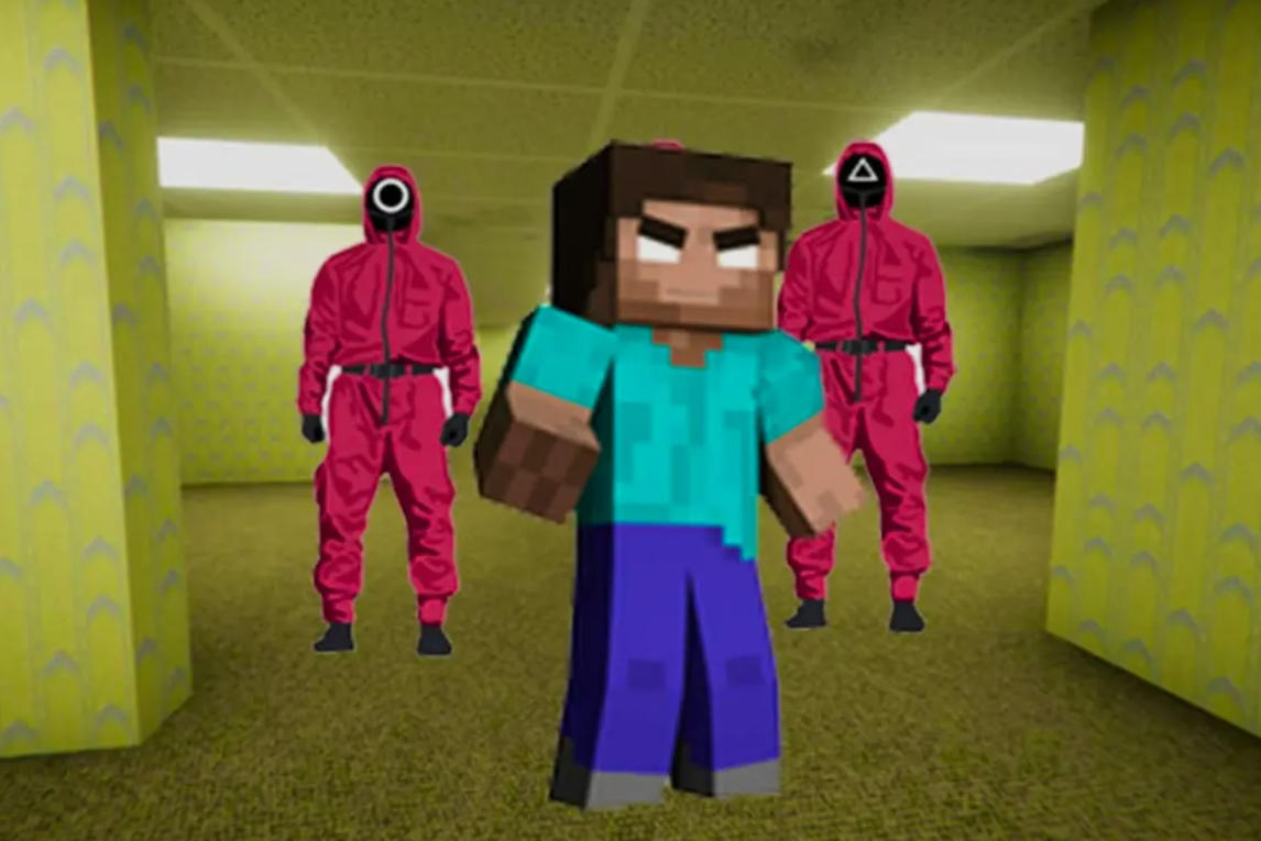 Minecraft Backrooms Squid Game Escape 2 - Five-Minute Escape Challenge screenshot 2