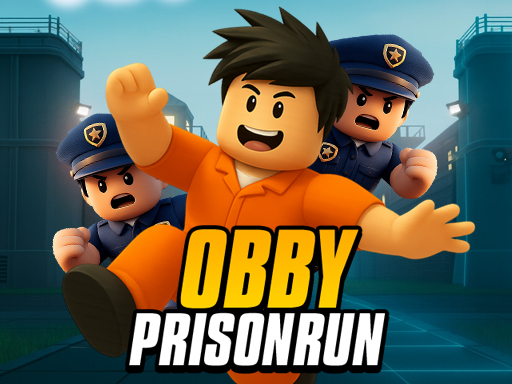 Obby Prison Run game background