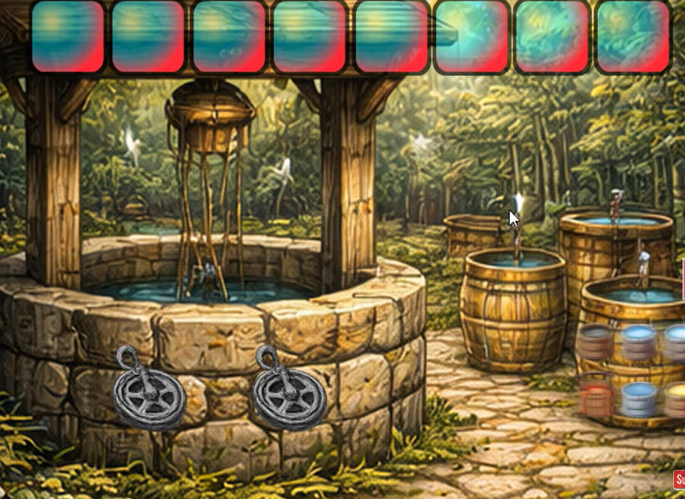 Old Well Yard Escape - Play Mystery Yard Puzzle Game screenshot