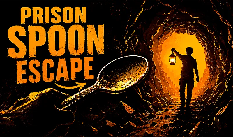 Prison Spoon Escape - Free Online Digging Escape Game screenshot