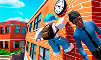 School Escape: Obbie Run! game background