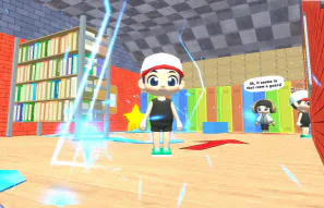 School Escape Obby - Mundo Vibrante Estilo Roblox captura 1