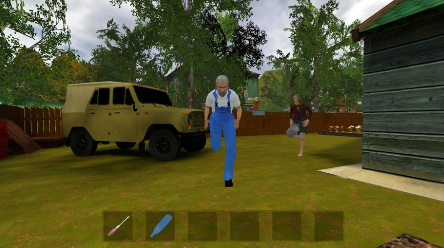 Schoolboy Escape 2: Village chase in the yard
