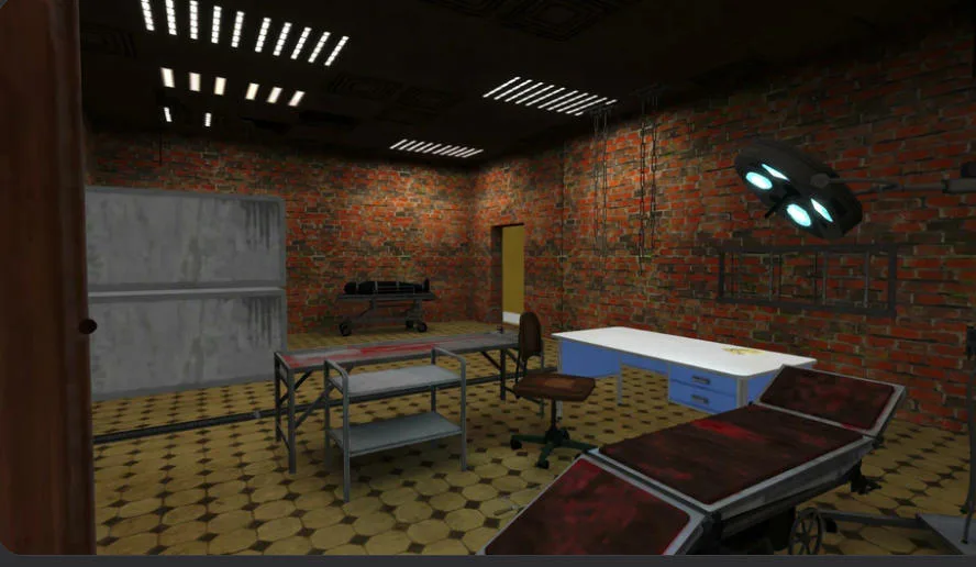 Schoolboy: Prison Escape pasillo de prision en primera persona