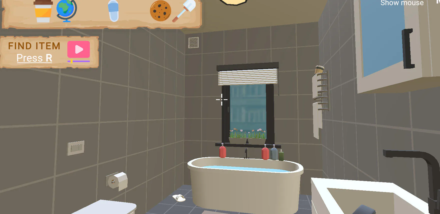 Schoolboy Runaway: Room Escape - objetos e rota