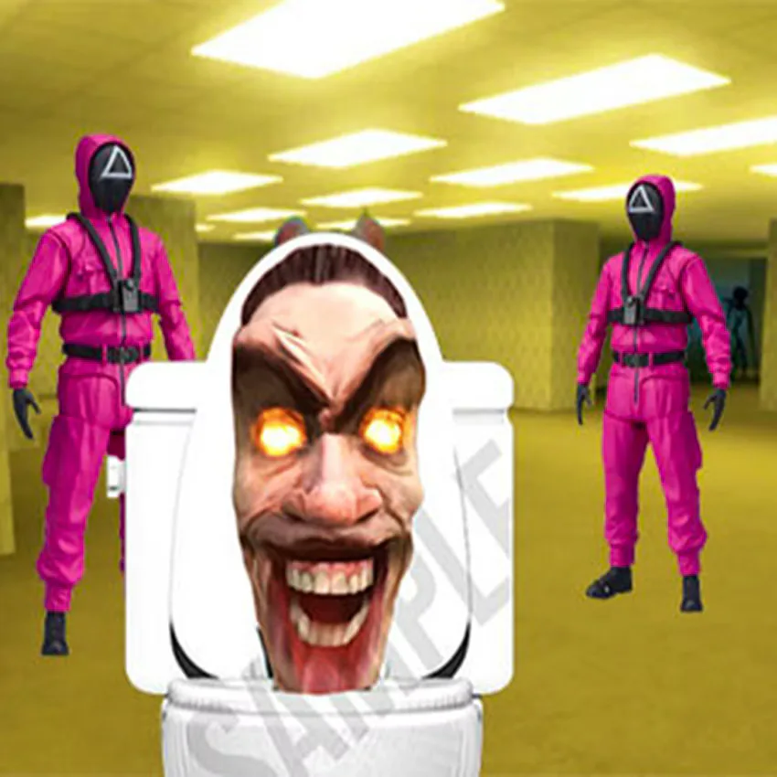 Play Skibidi Toilet in Squid Game Backrooms online
