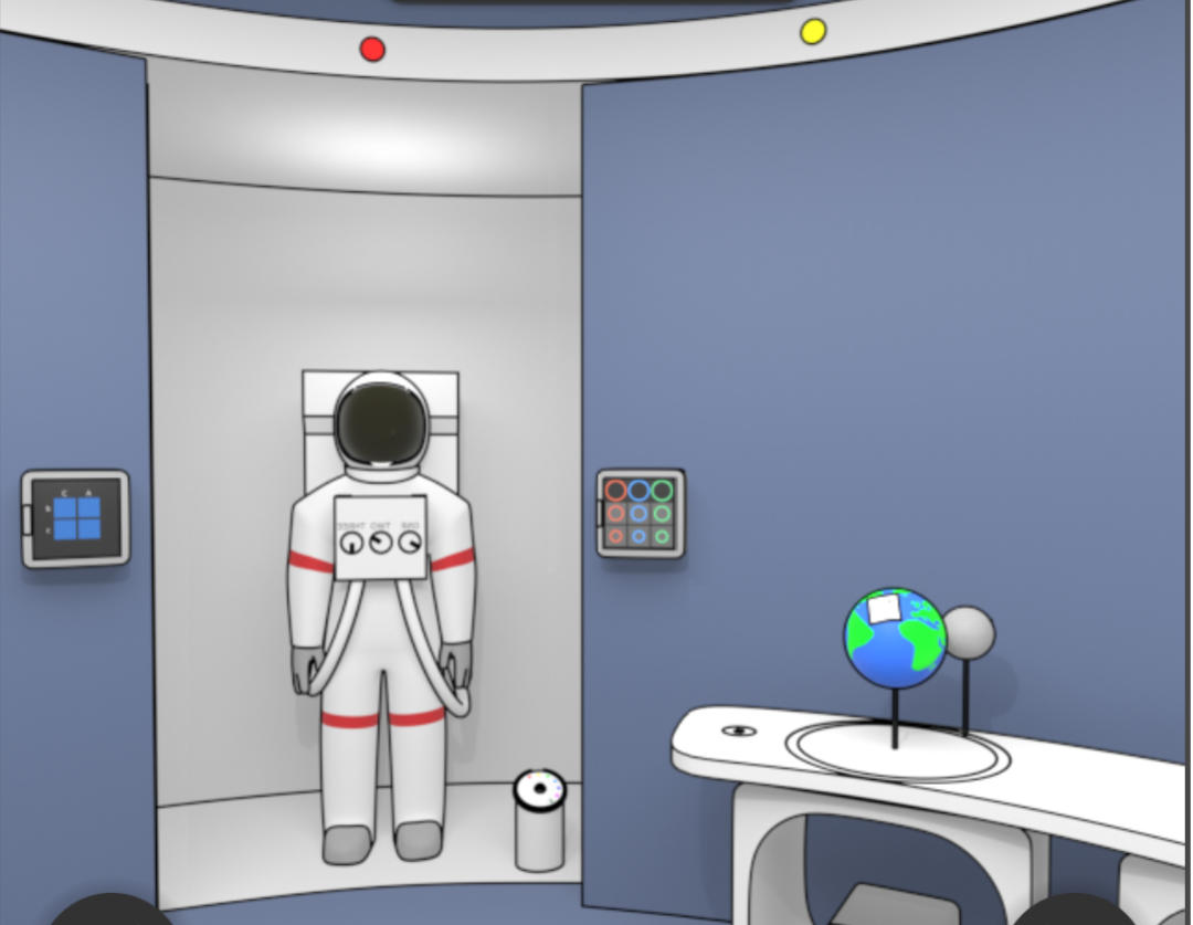 Masa Space Museum Escape game background
