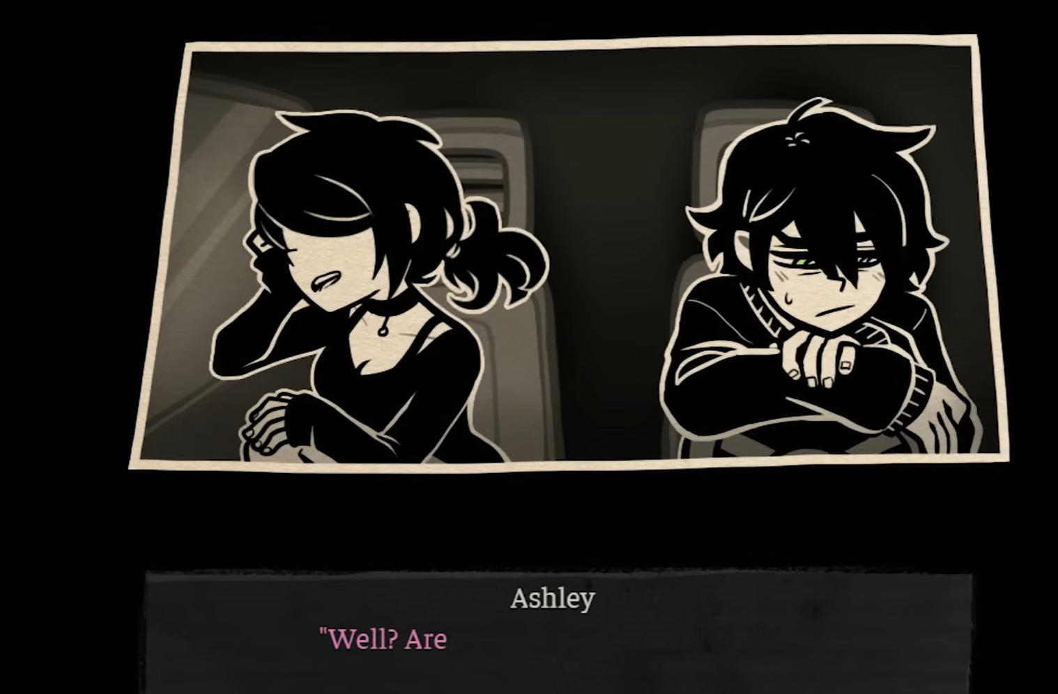Andrew and Ashley dialogue in The Coffin of Andy and Leyley